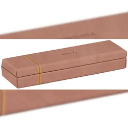 Rhodiarama, Stiftebox aus Kunstleder, 21x5,5x3cm - Rosenholz 194513C