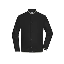 College-Jacke Unisex "8044" - L - black/black
