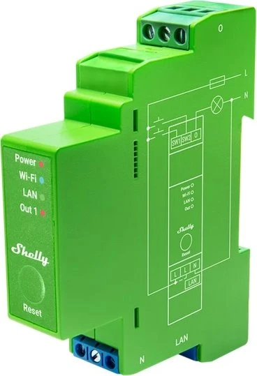 Shelly Pro DIN-Schienen-Dimmer, WiFi, LAN