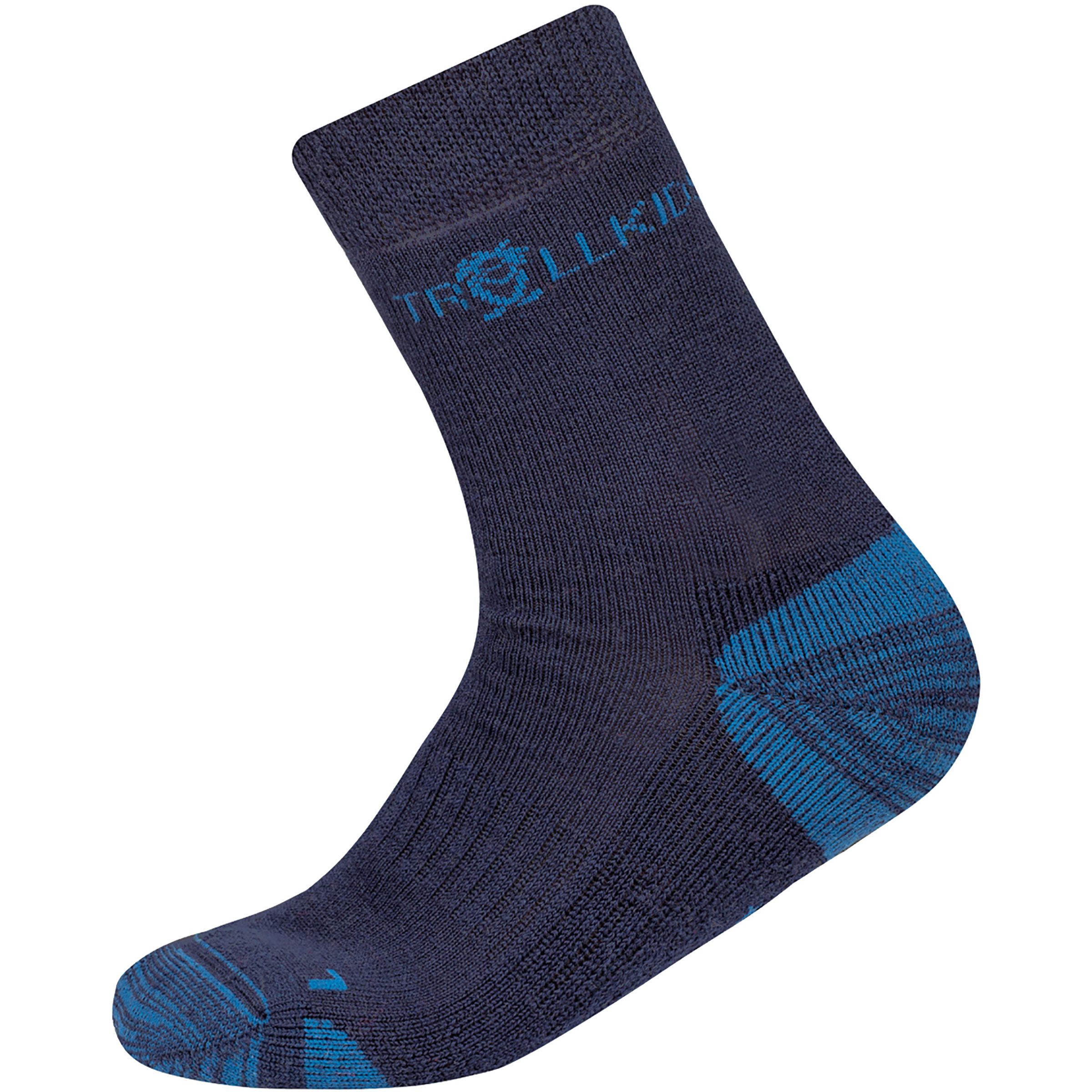 Trollkids Preikestolen Hiking Kinder Wandersocken blau Größe 39 Camping Hautfreundlich Merinowolle