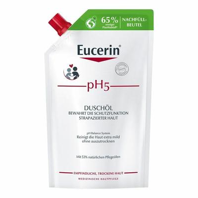 2x Eucerin pH5 Duschöl empfindliche Haut Nachfüll 2x400 ml Öl