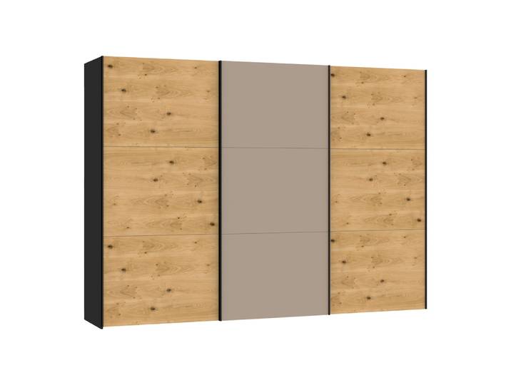 Schiebetürenschrank Slide, Byyu, Holzwerkstoff