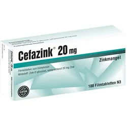 Cefazink 20 mg Filmtabletten 100 St