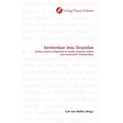 Sententiae Jesu Siracidae, Fachbücher