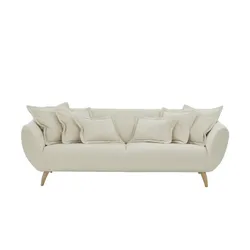 3-sitzer Sofa  Liv'in Patras ¦ creme ¦ Maße (cm): B: 235 H: 80 T: 108.0