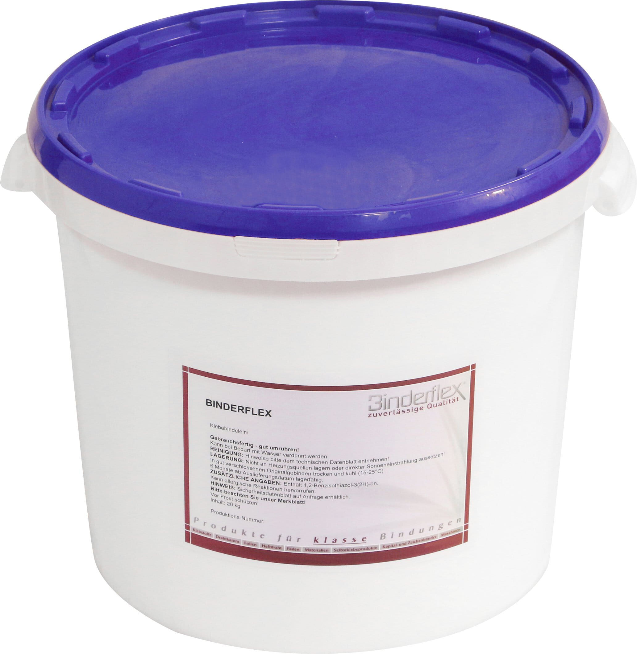 SPRINTIS Colle à dispersion Binderflex Colle pour blocs B120 cuve en plastique de 30 kg, blanc