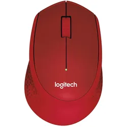 Logitech SilentPlus M330 Maus kabellos rot