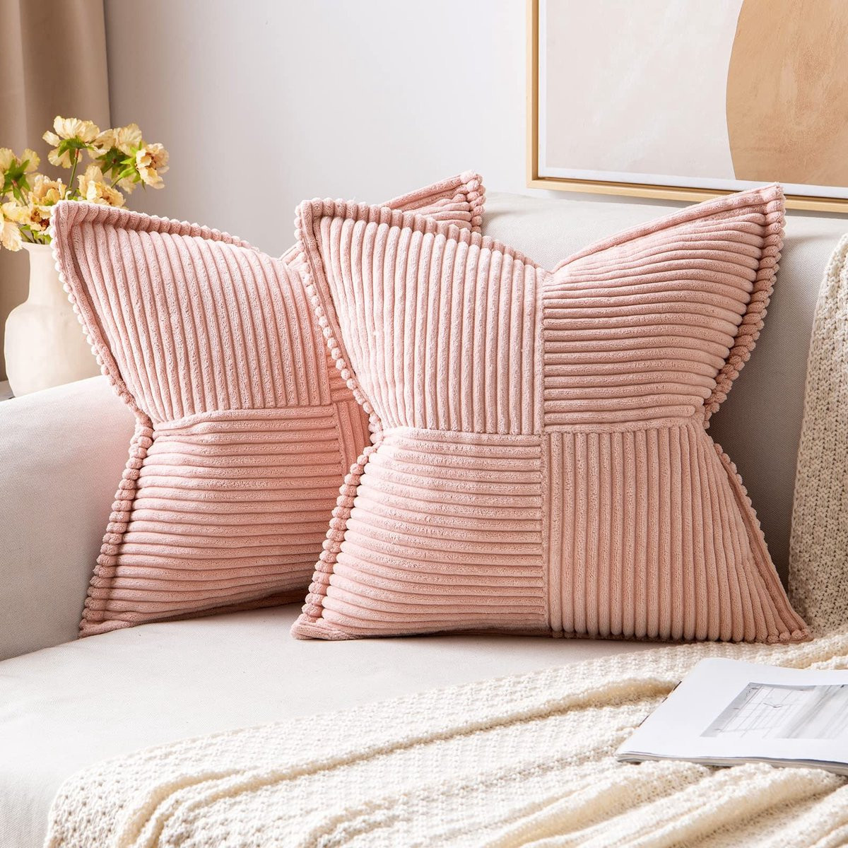 Dailygoods Dailygoody Kussensloop Corduroy - Roze