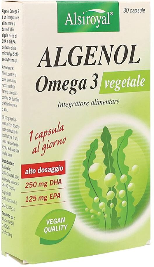 DOTT.C.CAGNOLA Srl ALGENOL OMEGA 3 VEGETALE 30CPS