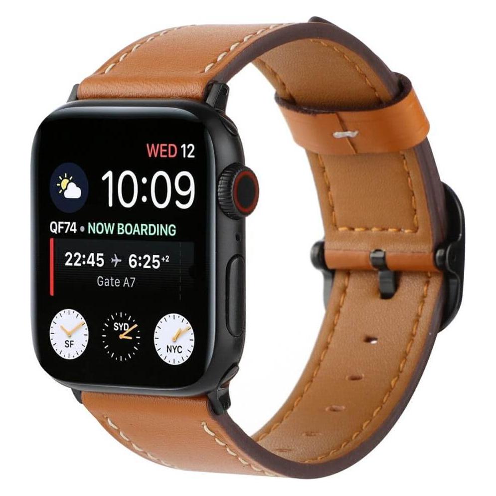 Cover-Discount Apple Watch 44/45/46/49mm - Ersatzband Armband Leder (Leder) (49736563)