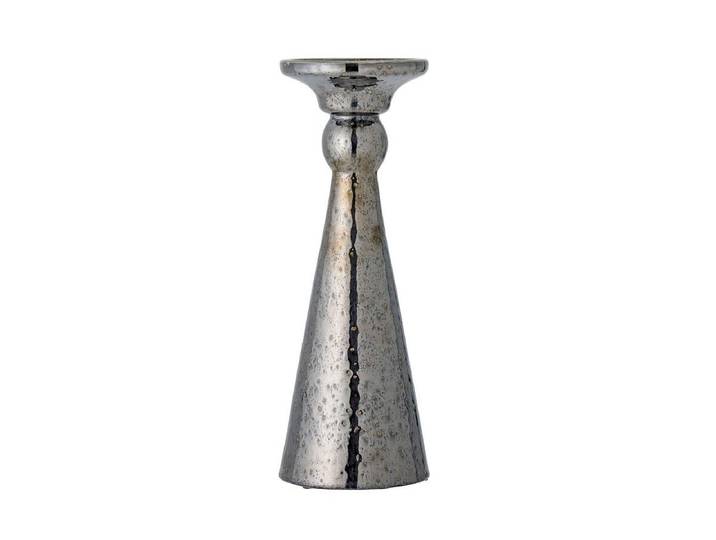 Kerzenhalter Noam – schwarze Keramik mit metallischer Glasur - Metall-Optik - Luxusbetten24