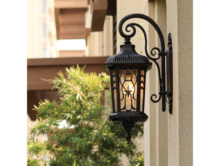 Appliques murales extérieures rétro Europe luxe Villa applique lampe étanche extérieur jardin éclairage cour couloir porche Luminaire