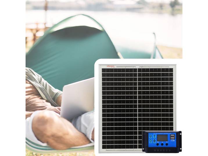 Solaranlage Set 20W Solarpanel mit Solarregler