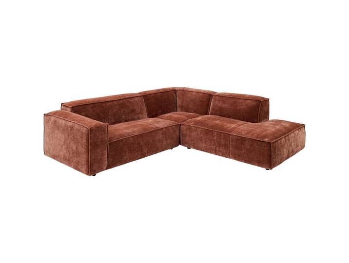 Ecksofa Gian Stoff rost B 283 T 238 cm