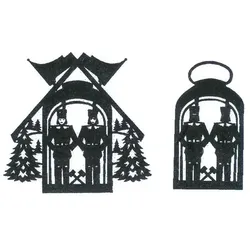 Vorlage 315 2 Fensterbilder Bergmänner