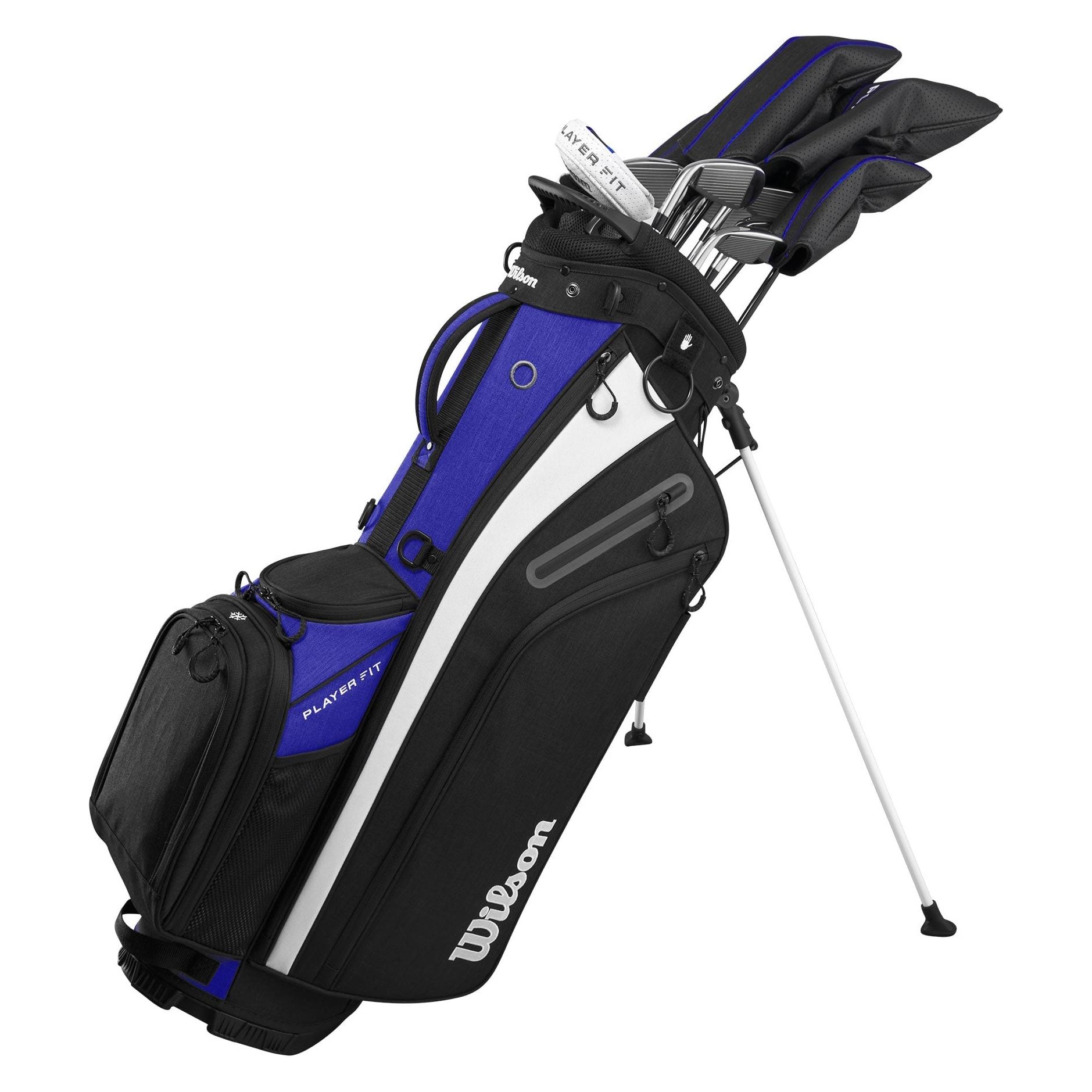 Wilson - PlayerFit Left-Handed Steel Complete Golf Set - Stand Bag (WG1R0342031)