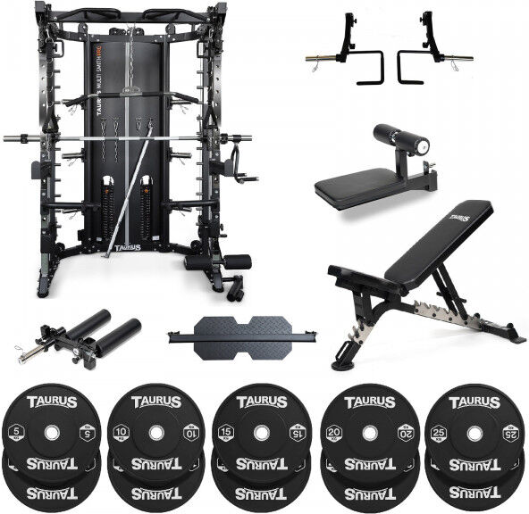 Taurus MS35 Pro Multi Smith Taurus MS35 + Attachments + Bench + 150kg Bumper...