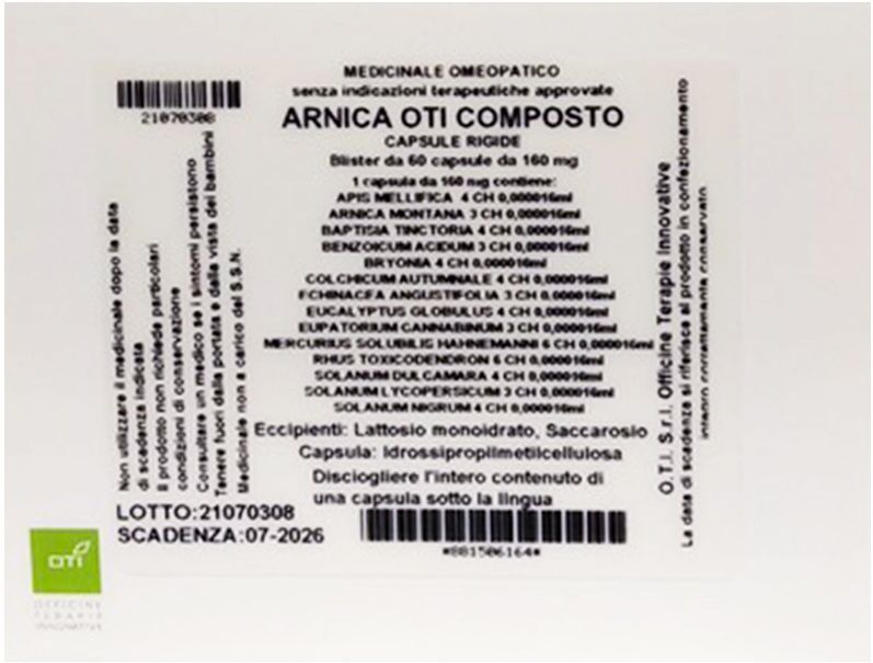 Oti Arnica Cmp  Caps 60