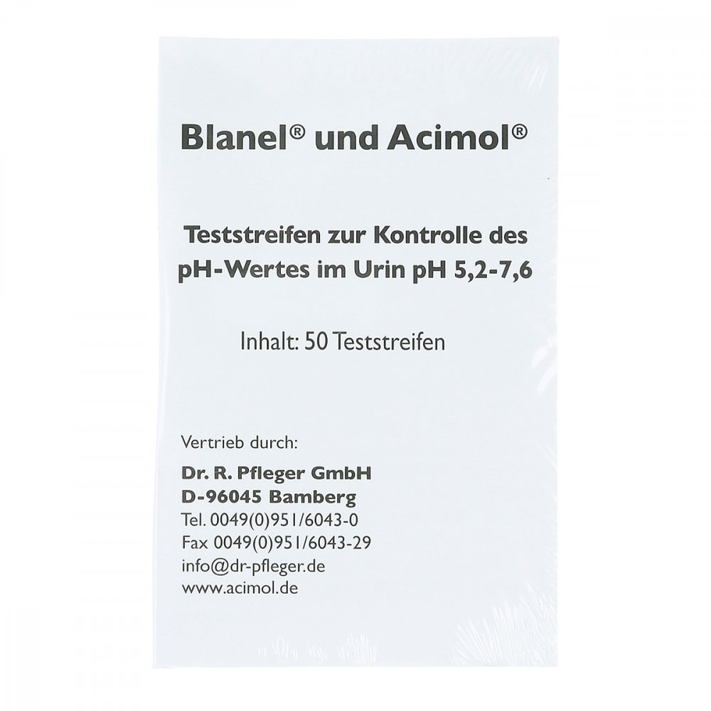 Dr. Pfleger Arzneimittel GmbH Teststreifenheft zur, zum Bestimmung d.Urin ph Wertes 00818290