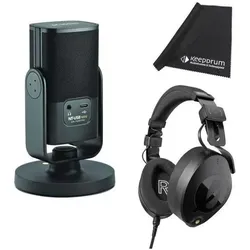 RØDE NT-USB Mini mit NTH-100 Kopfhörer mit Tuch, Mikrofon