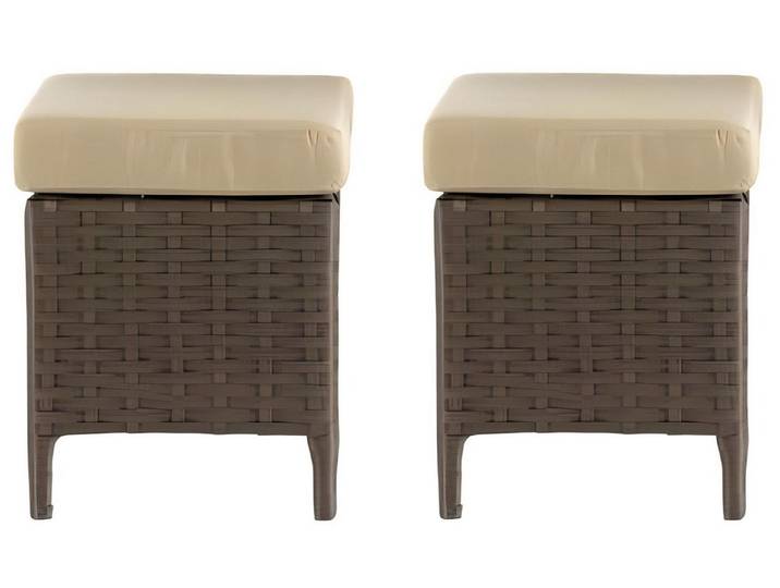 Xlmoebel Hocker Moderner Holz-Sitzhocker für Essbereich und Wohnräume (Hocker, 2 St., 2x Hocker), Made in Europa
