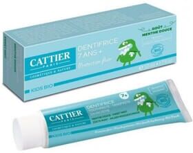 Cattier DENTÍFRICO PARA CRIANÇAS 7 ANOS + BIO 50ml Menta