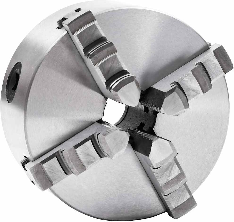 vidaXL Mandrin de tour auto-centrant à 4 mâchoires 125 mm Acier K12 125