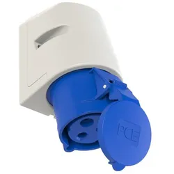 PCE 123-6 CEE-Wandsteckdose 32A 3p 6h IP44 1236