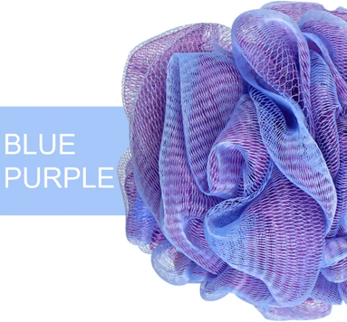 Inspire Essentials SoftGlow Exfoliating Shower Mesh Sponge blue Purple