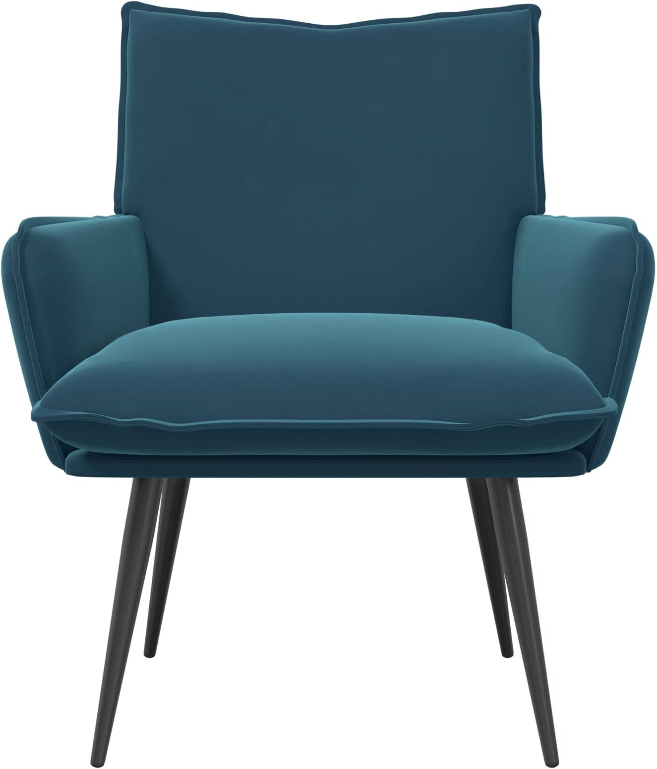 vidaXL Fauteuil Bleu Velours