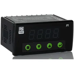 RS PRO, Energiemessgerät, 7-Segment-Anzeige Prozessanzeige für Strom, Spannung H 92mm B 45mm 4-Stellen T. 65mm