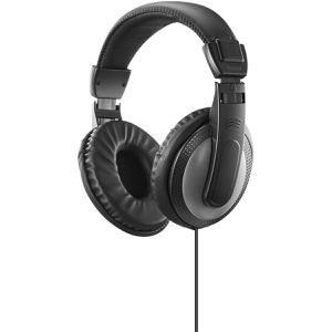Hama Kopfhörer ShellTV II, schwarz, Over-Ear, kabelgebunden, 3,5mm Klinke
