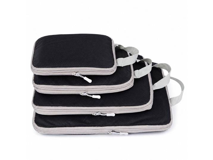 Travelhawk Compressie Cubes - Koffer Organizer - Set van 4 - Zwart