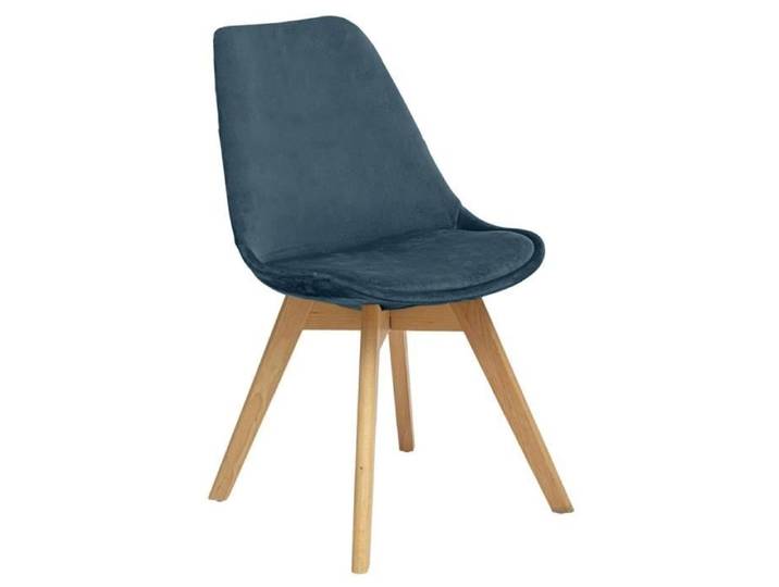 Eazy Living Velours Chaise de Salle à Manger Berenice Bleu