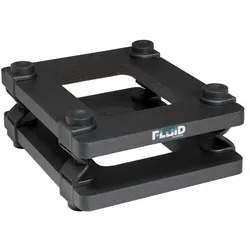 Fluid Audio DS5 - Para statywów pod 4-calowe i 5-calowe monitory studyjne, Mikrofonständer, Schwarz