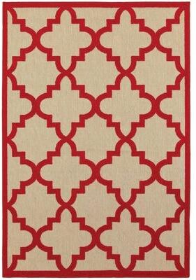Style Haven Cara Mixed Pile Quatrafoil Lattice Indoor/ Outdoor Area Rug