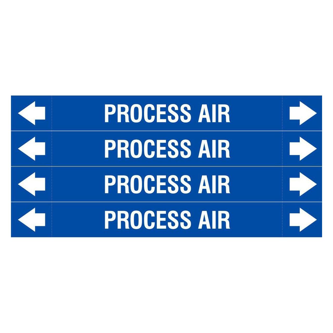 Brady ASME - Rohrmarkierer - Process Air (ASMEPM-26X230MM-PROCESS AIR)