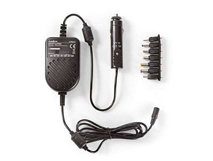 Universele AC-Stroomadapter 36 W 0-12 V DC 1.20 m 5.0 A 7 plug(s) Zwart