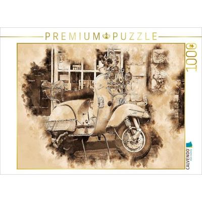 CALVENDO Puzzle Vespa Mototrroller | 1000 Teile Lege-Größe 64x48cm Foto-Puzzle für glückliche Stunden, Sonstige von , Calvendo Puzzle