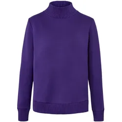 Tchibo - Sweatshirt mit Stehkragen - Damen - Gr. M - lila