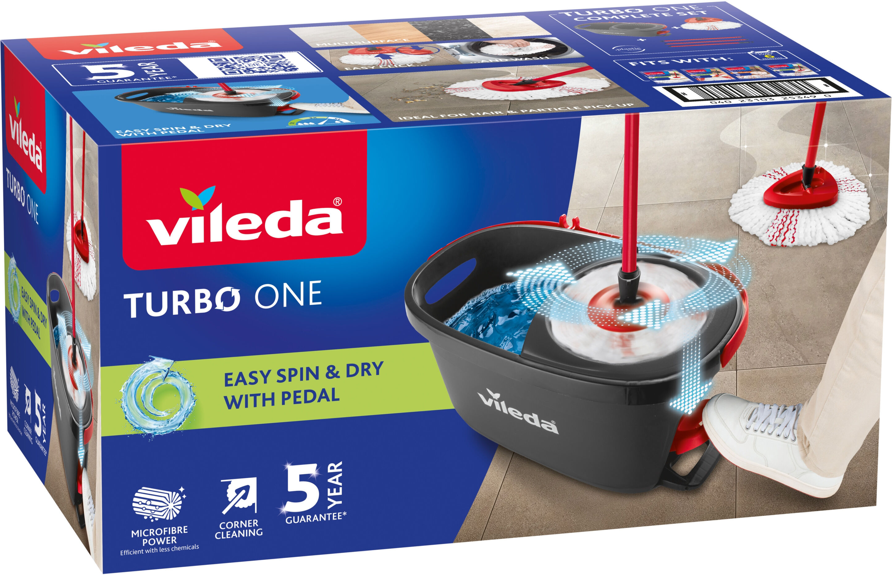 VILEDA Wischmopp-Set »Turbo ONE«