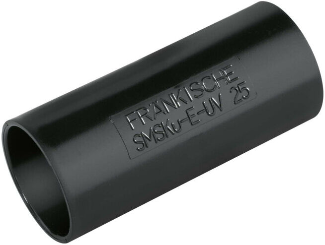 Fränkische Manchon à emboîtement en plastique noir SMSKu-E-UV 25 sw (22551025)