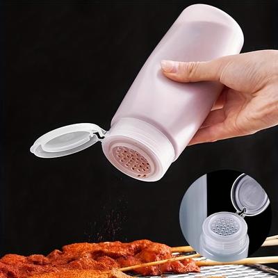 Discount Dollar Deals Clear Plastic Spice Jar With Shaker Lids, Kitchen Seasoning Containers, BBQ Outdoor Cooking Tool Clear Plastic Spice Jar With Shaker Lids, Kitchen Seasoning Containers, BBQ Outdoor Cooking Tool