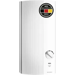 AEG Haustechnik, Warmwassergerät, DDLE Basis 18 kW Elektronischer Durchlauferhitzer, Temperaturwahl durch Anwendungssymbole