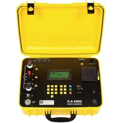 Chauvin Arnoux CA6292 Ohmmeter Kalibriert nac, Messtechnik, Schwarz, Gelb