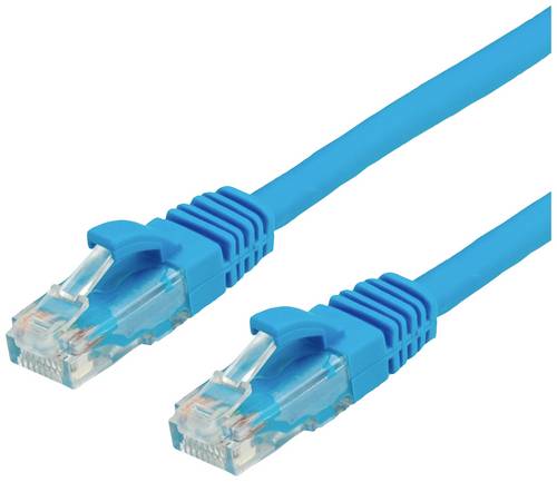 Value 21.99.1024 RJ45 Patchkabel CAT 6 U/UTP 0.50m Blau