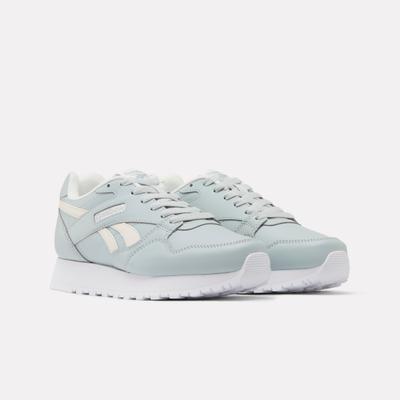 Sneaker REEBOK CLASSIC "REEBOK PRIME EVENT", Damen, Gr. 40, blau (breeze, vintagechalk, weiß), Leder, Textil, Schuhe Sneaker