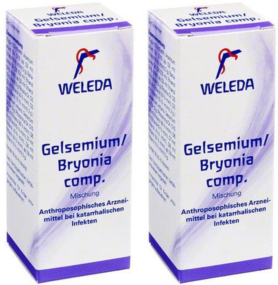 Weleda Gelsemium/Bryonia comp.Mischung 2x 2x50 ml Mischung