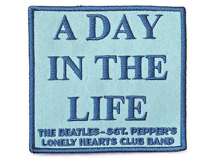 The Beatles Patch A Day In The Life Blauw