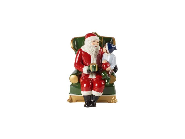 DEKOFIGUR SANTA AUF SESSEL Christmas Toys bunt